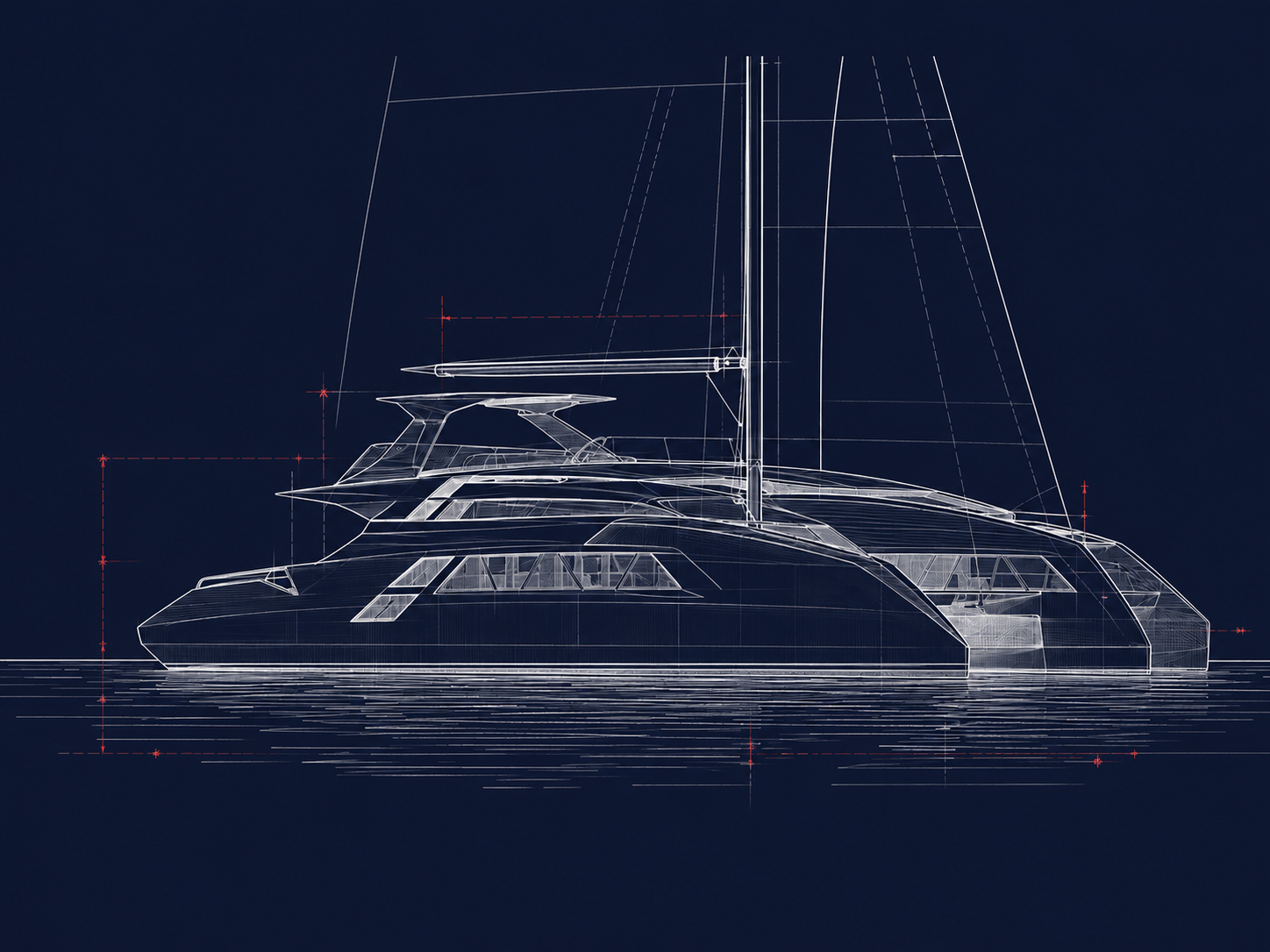 Catamaran blueprint